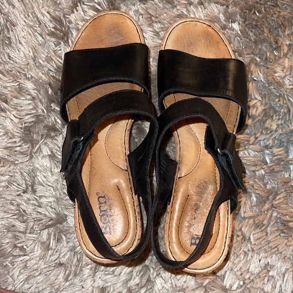 born mae platform wedge